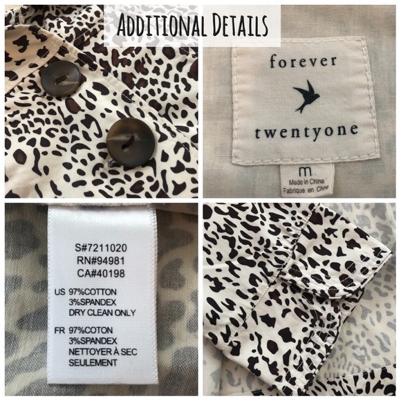 GIFTED•Forever 21 | 🐆Leopard Print Cropped Jacket - Picture 7 of 8